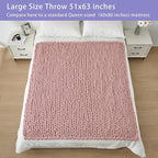 Bigacogo Chunky Knit Throw Blanket - Image 5