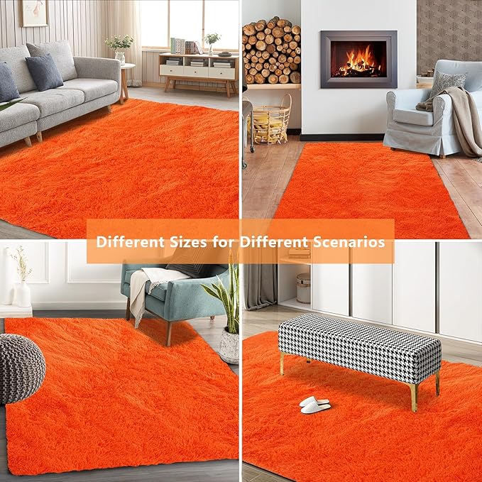 Shag Area Rugs for Bedroom Living Room, Indoor Carpet Nursery Rugs for Kids - Image 9