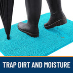 OLANLY Dog Door Mat for Muddy Paws 47x17, Absorbs Moisture and Dirt, Absorbent - Image 2