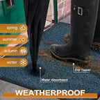 Mibao Front Door Mat, Dirt Trapper Welcome Mat - Image 3