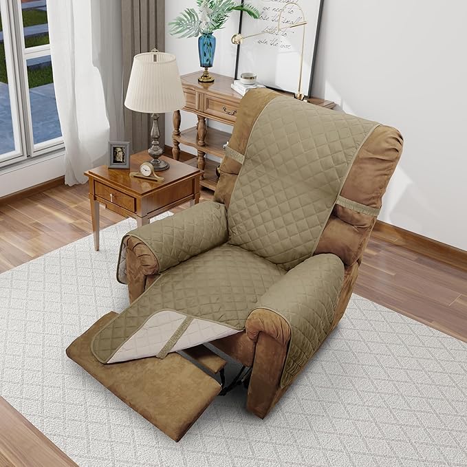 Recliner Chair Covers Reversible Sofa Cover Couch Cover by LuxshareHome