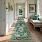 Area Rugs 2'6''x10' Runner Rug Non Slip Washable by RELEANY