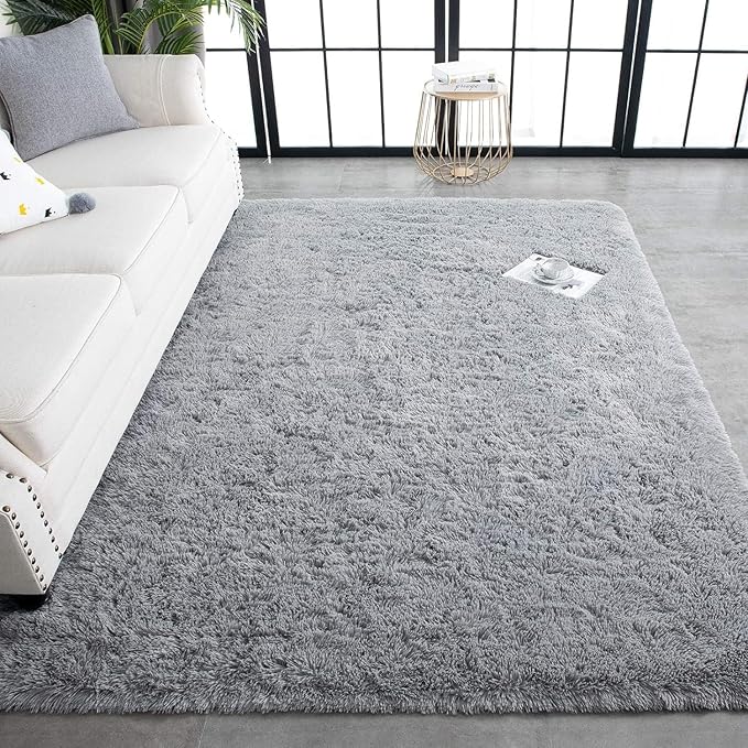 TWINNIS Super Soft Shaggy Rugs Fluffy Carpets, 5x7 Feet, Indoor Modern Plush - Image 8