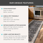 Black Boho Washable 3x6 Large Kitchen Runner Rug, Indoor Entryway Home Office - Image 7