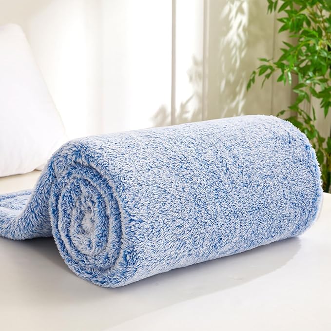 Exclusivo Mezcla Plush Fuzzy Fleece Throw Blanket Extra Large, Super Soft - Image 7