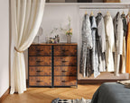 AODK Small Dresser for Bedroom with 4 Storage Drawers, Vintage