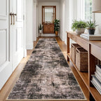 IOHOUZE Abstract Runner Rug 3x12 Ft Washable Runners - Image 7