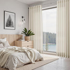 Nanspring Vanilla Linen Curtains - Image 7