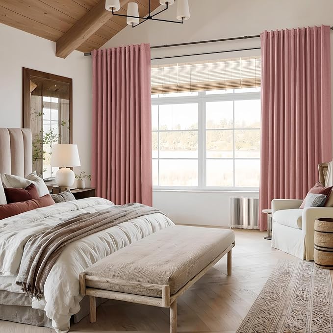 Guken 100% Blackout Curtains 84 Inch Length 2 Panels Set - Image 8