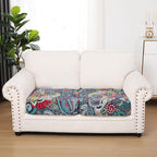 hyha Printed Couch Cushion Covers, Floral Sofa Covers Washable - Image 5