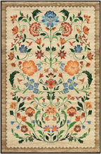 GarveeHome Floral Rug for Entryway 2x3 Rugs Machine Washable Boho Small Area - Image 4