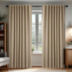 Deconovo Blackout Curtains, Thermal Insulated, W70 x L95 2 Panels, Back Tab by Deconovo