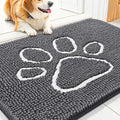 Smiry Dog Door Mat for Muddy Paws, Absorbent Dirt Trapper Non Slip Quick Dry by Smiry