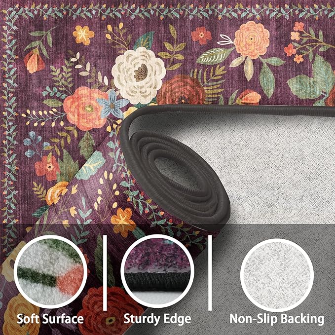Living Room Rugs, Area Rugs 5x8 Rug - Image 2