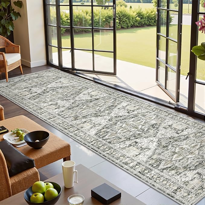 Hallway Runner Rug 2x12, Extra Long Washable Runner Rugs - Image 4