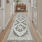 Madane Runner Rug 2x8, Washable Hallway Runner Rugs, Non-Slip Low-Pile Soft - Image 2
