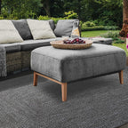 Superior Large Indoor/Outdoor Area Rug, Multi-Tone Reversible Braided Floor Decor for Patio, Front Porch, Entryway, Living Room, Office, Nursery, Artistic Home, 3' x 5', Canvas-White