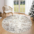 UERMEI 5ft Round Area Rug Living Room Rugs by UERMEI