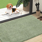 OLANLY Dog Door Mat for Muddy Paws 47x32, Absorbs Moisture and Dirt, Absorbent by OLANLY