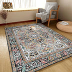 Washable Area Rug 4' x 6' Vintage Traditional Persian Mat - Image 4