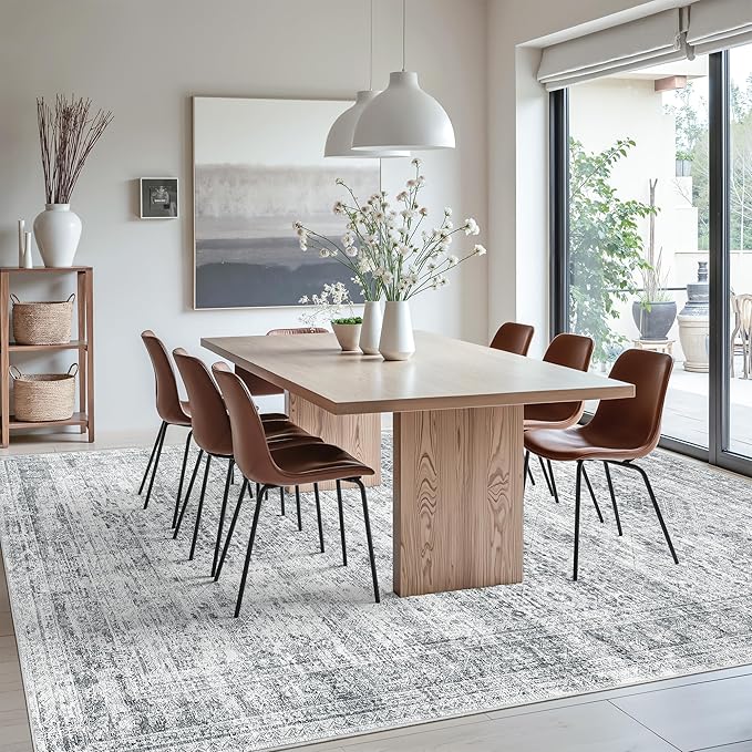 Washable Area Rug 8x12, Large Soft Rugs - Image 2