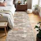 2x6 Washable Kitchen Runner Rug: Modern Abstract Runners - Image 2