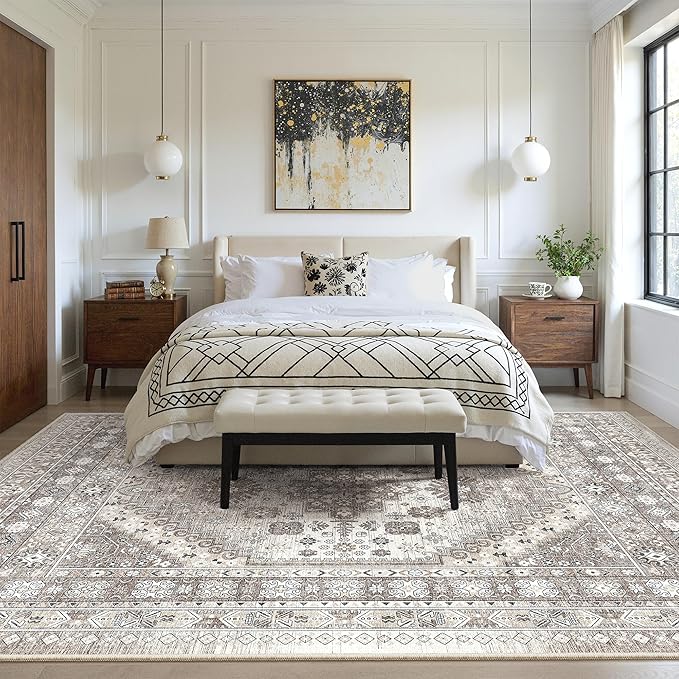zesthome 6x9 Area Rug, Super Soft Washable Rugs - Image 9