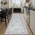 Runner Rug 2'x8' Washable Non-Slip Runner Rugs by Soalmost