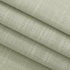 Linen Blend Sage Green Curtains 63 inch Length 2 Panels - Image 6