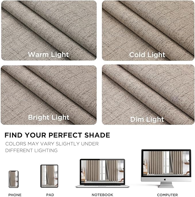 Joydeco Blackout Curtains for Bedroom - Image 8