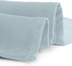 Gee Di Moda Rectangle Tablecloth - 60 x 126 Inch Baby Blue Table Cloth for 8 Foot Rectangle Tables - Heavy Duty Washable Fabric - for Holiday Party, Dinner, Weddings, Baby Shower & Events