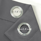 LEMOMO Frost Grey Blackout Curtains 34 x 84 Inch Length/Set of 2 Curtain - Image 6