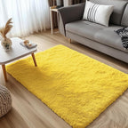 OLANLY 3x5 Machine Washable Small Bedside Rug, Soft Fluffy Shaggy Rugs - Image 3