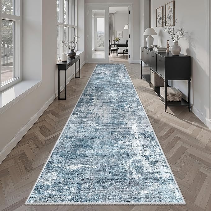 Runner Rug 2x12 Washable Non-Slip Hallway Runner Rugs by Soalmost