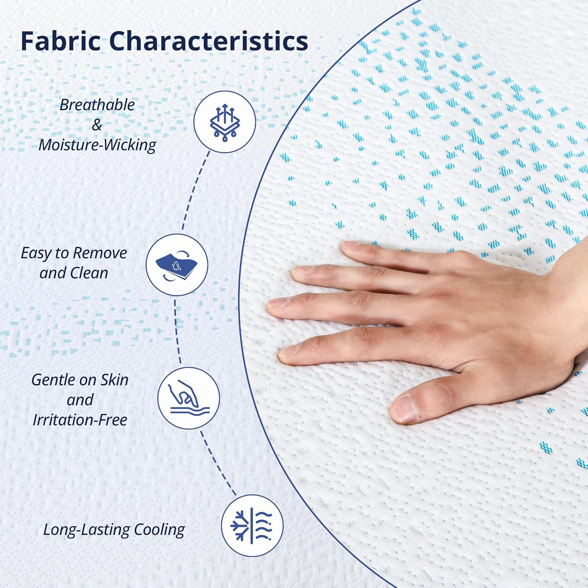 EGOHOME 8 Inch Full Mattress, Gel Memory Foam with Charcoal, Fiberglass Free, CertiPUR-US Certified, Temperature-Regulating, Machine Washable Cover, 75" x 54" x 8", Medium