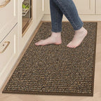 BEQHAUSE Kitchen Rugs 24"x36", Non-Slip Kitchen Mats by BEQHAUSE