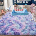 Rugs for Living Room 5x7, Soft Shaggy Modern Shag Area Rug for Bedroom by Quntue
