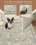 Madane Runner Rug 2x8, Washable Hallway Runner Rugs, Non-Slip Low-Pile Soft - Image 6