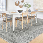 Washable Area Rug 5x7: Moroccan Rug - Image 3