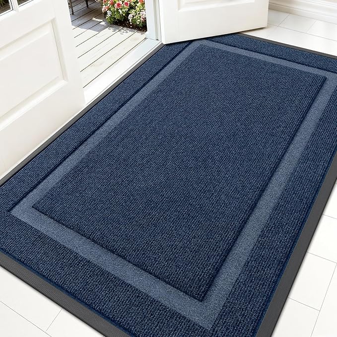 OLANLY Front Door Mat Indoor Outdoor Entrance, Waterproof All-Season, by OLANLY