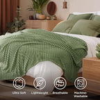 Bedsure GentleSoft Reseda Full Blanket - Image 5