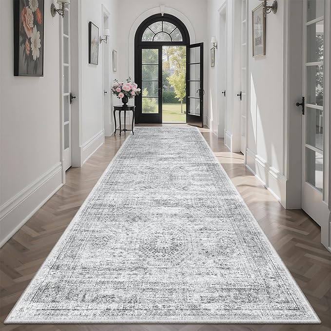 Runner Rug 3x10 Washable Non-Slip Hallway Runner Rugs - Image 3