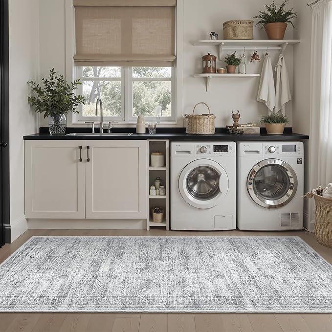Runner Rug 2'x6' Washable Non-Slip Runner Rugs - Image 9