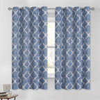 Beauoop 100% Blackout Curtains 45 Inches Long 2 Panels by Beauoop