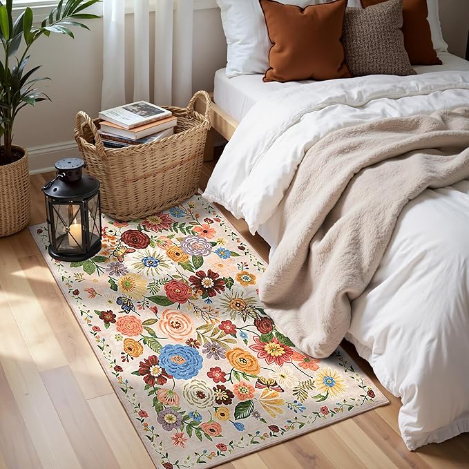 2x5 Entryway Runner Rugs, Non Slip Washable Rugs - Image 2