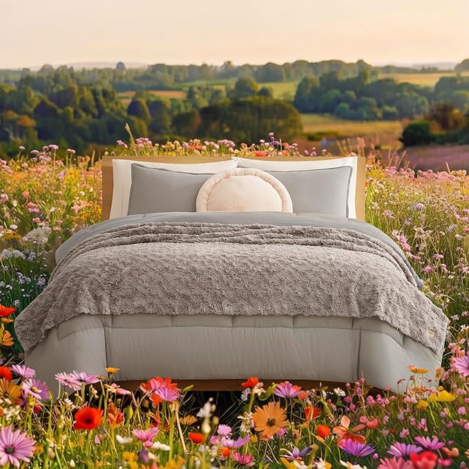 UGG Adalee Faux Fur Full/Queen Size Blanket, Warm Cozy Blanket, Extra Large - Image 2