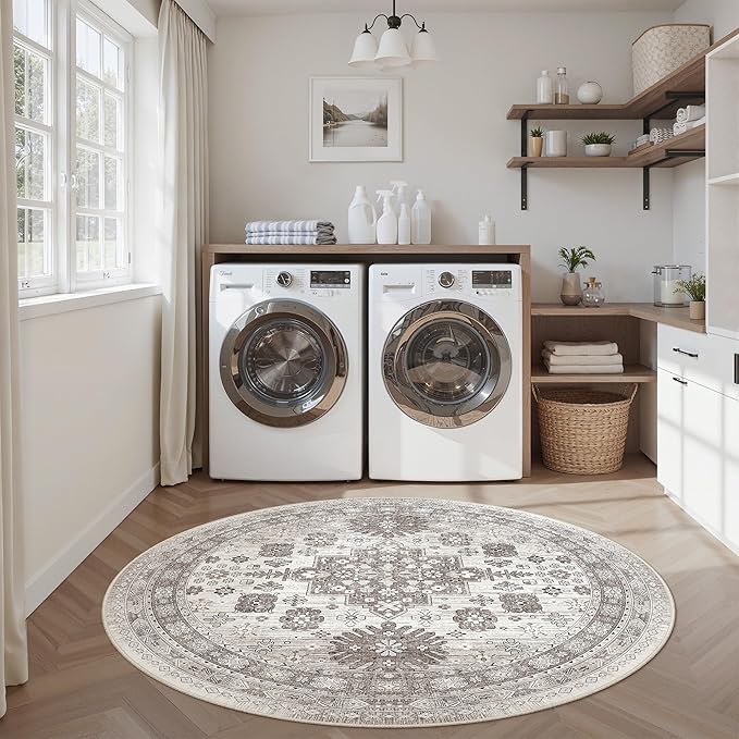 zesthome Washable Round Area Rugs - Image 9