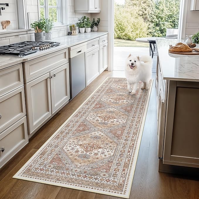 Washable Runner Rug 2.5x16, Non-Slip Long Kitchen Mats - Image 9