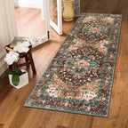 Yamaziot Washable Runner Rug, 2x5 Non-Slip Boho Vintage Hallway Rug Runner - Image 7