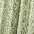 All American Collection New 4 Piece Drape Set with Attached Valance and Sheer with 2 Tie Backs Included (63" Length, Sage)